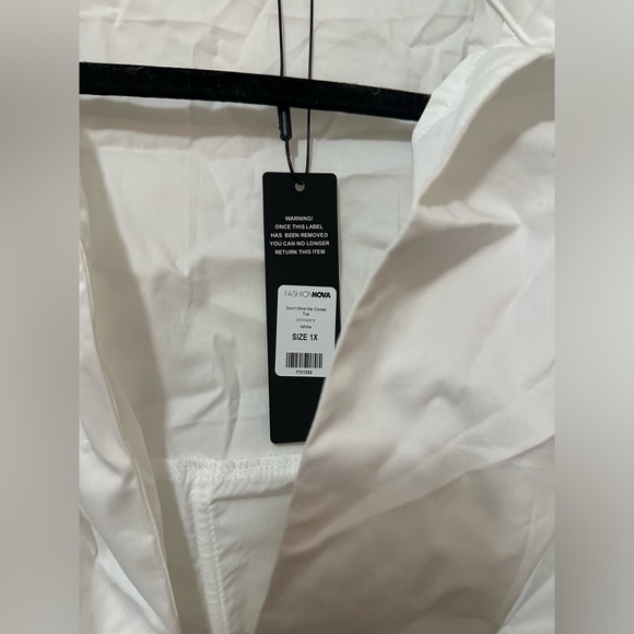 Fashion nova plus long sleeve crop top - Picture 4 of 4